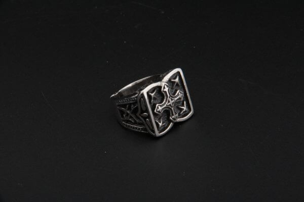 STEAMPUNK Ring, Gothic Ring, Medieval Ring, Vintage Ring - Stainless Steel