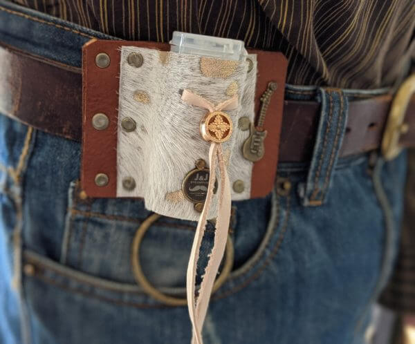 Steampunk LEATHER BELT KEY