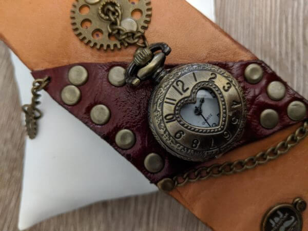 Steampunk rustic heart