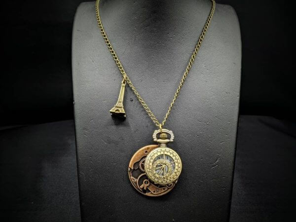 STEAMPUNK POCKET WATCH Necklace / Pendant - Pocket Watch, Gears, Alloy, One of a kind, Hand Crafted