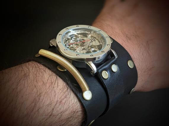 Unique STEAMPUNK WATCH CUFF, Steampunk Bracelet, Steampunk Cuff, Cyberpunk  Cuff, Cyberpunk Bracelet, Gothic Watch – J&J Leather, Steampunk and Watches