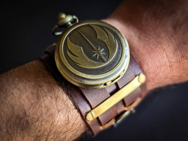 Star Wars Leather Watch Cuff, Cosplay, Steampunk, Gothic Watch Cuff, Genuine Leather
