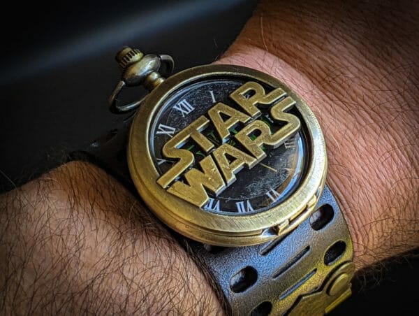 Star Wars Leather Watch Cuff, Cosplay, Steampunk, Gothic Watch Cuff, Genuine Leather